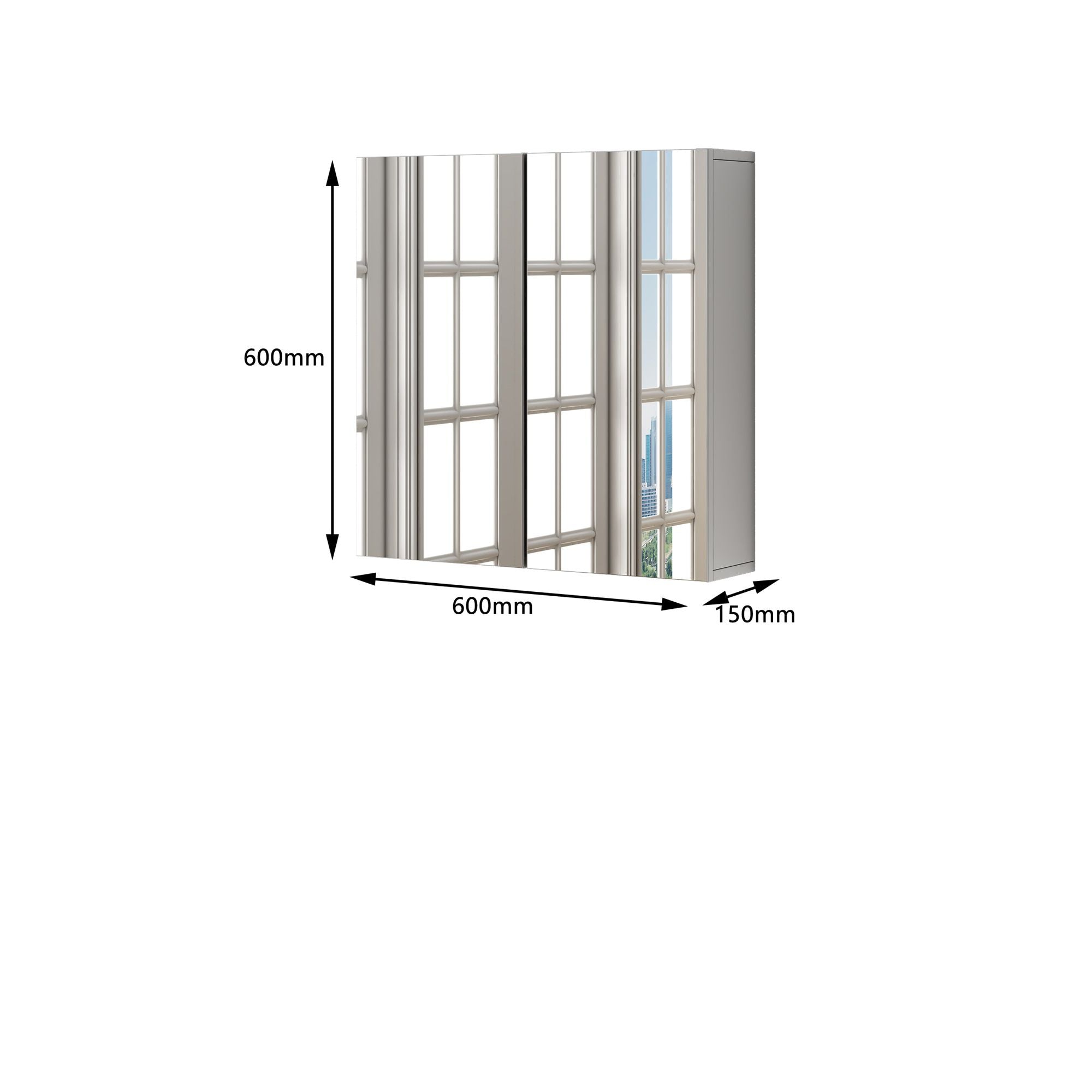 ארון אמבטיה תלוי עם מראה · דגם OSLO