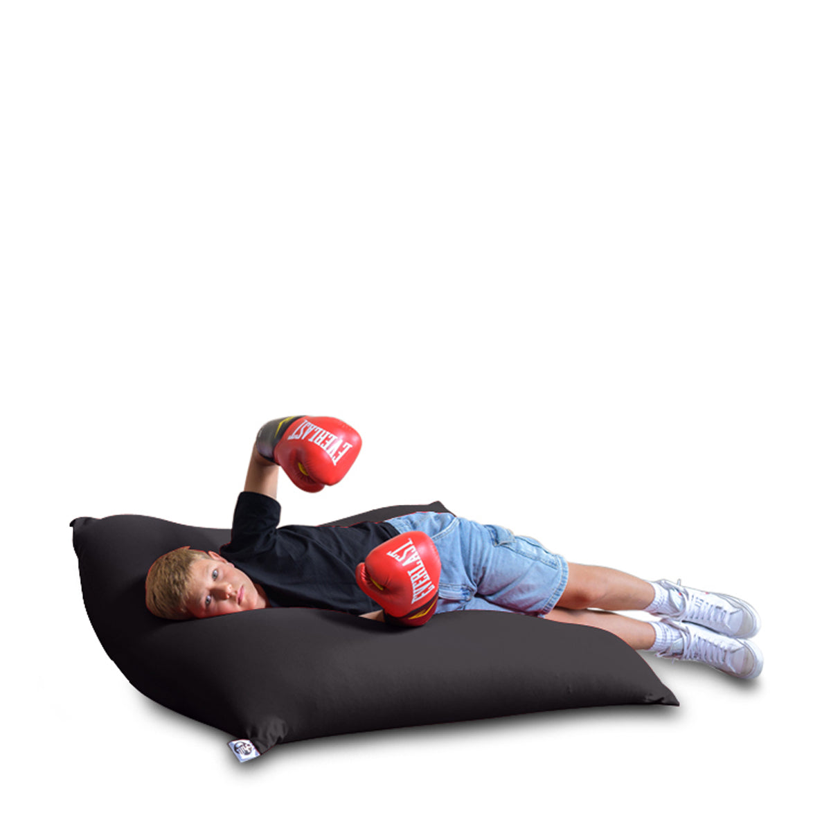 פוף מרובע מבד נמתח