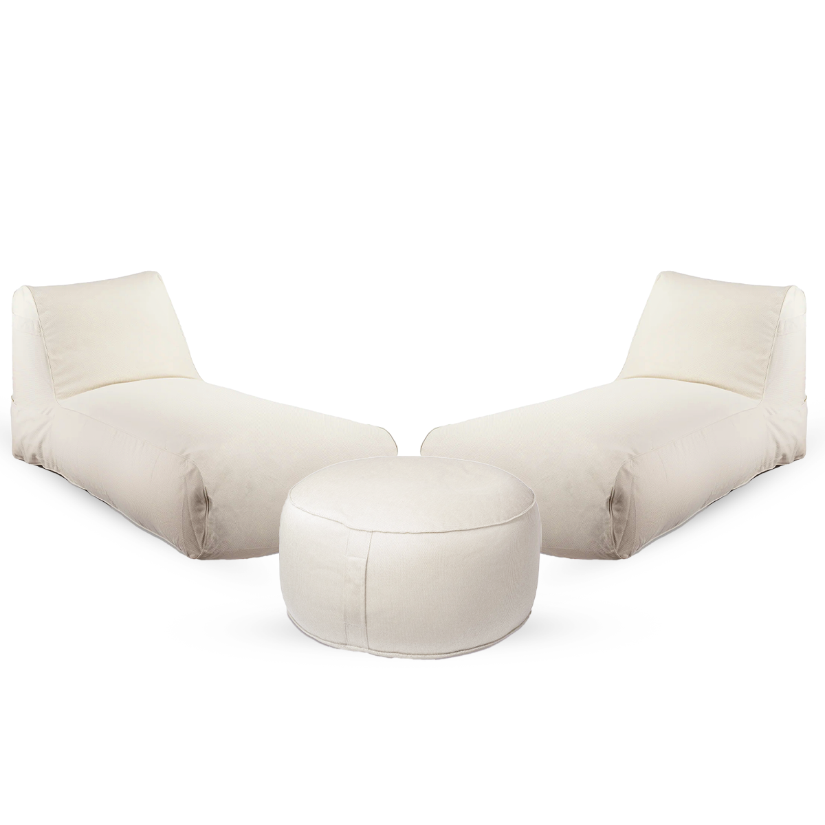 כורסאות מילאנו והדום עגול למרפסת ולגינה