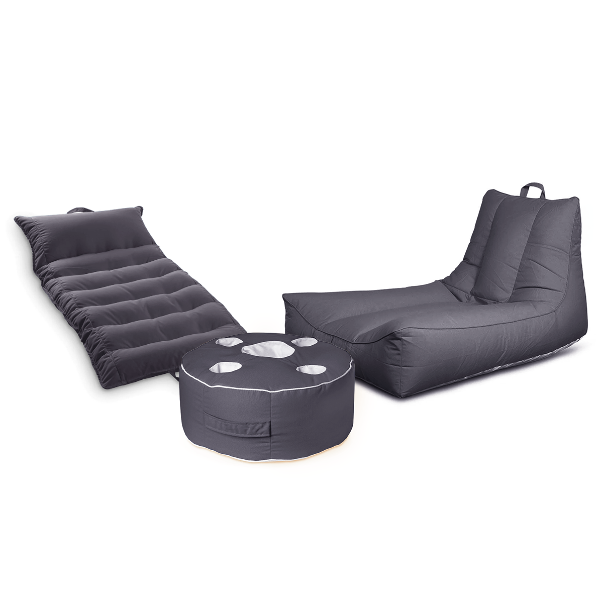 סט מזרן לגונה, כורסא שזלונג ונציה ומגש צף לבריכה