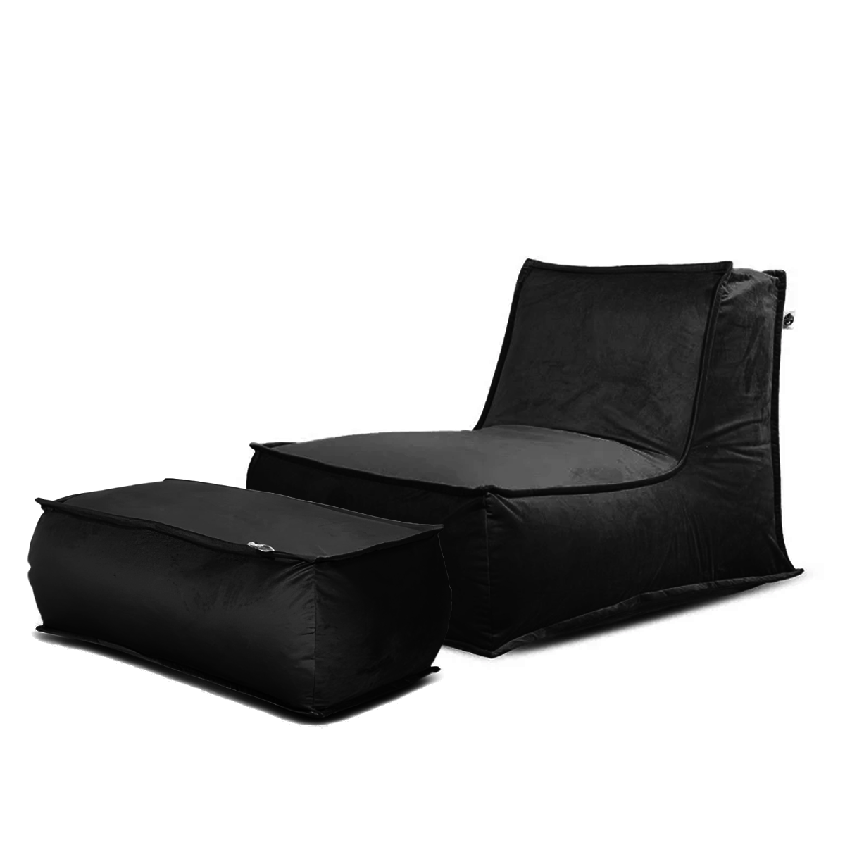 סט כורסא זואי + הדום מבד קטיפה