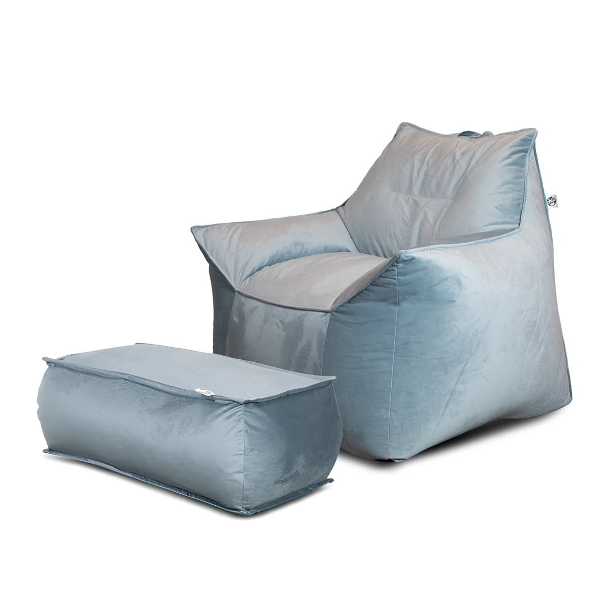 ספת פוף קטיפה ג'ים