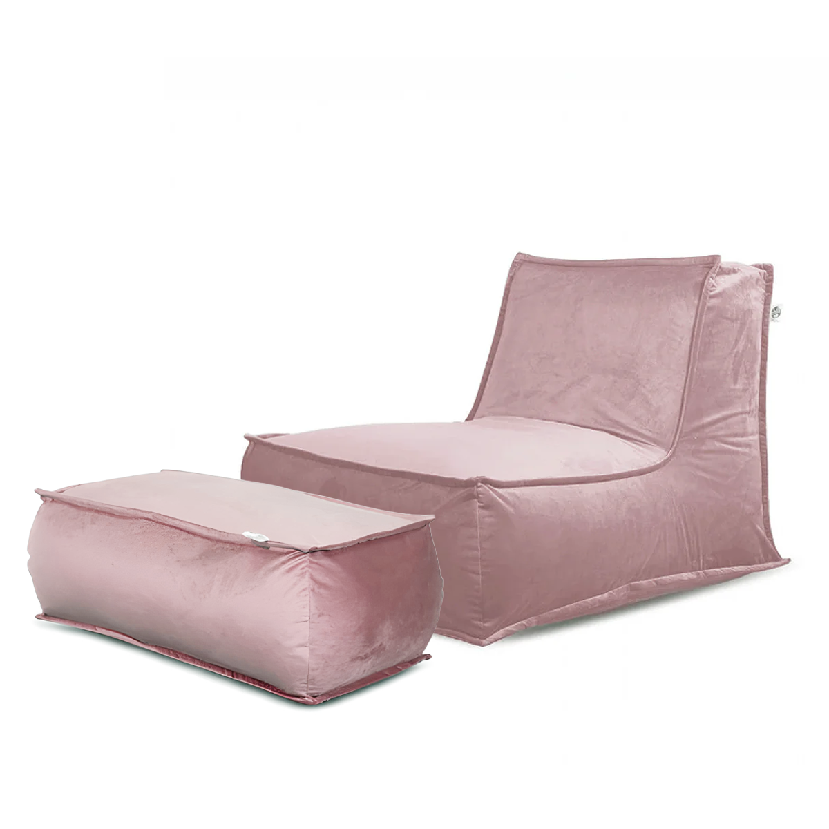 סט כורסא זואי + הדום מבד קטיפה