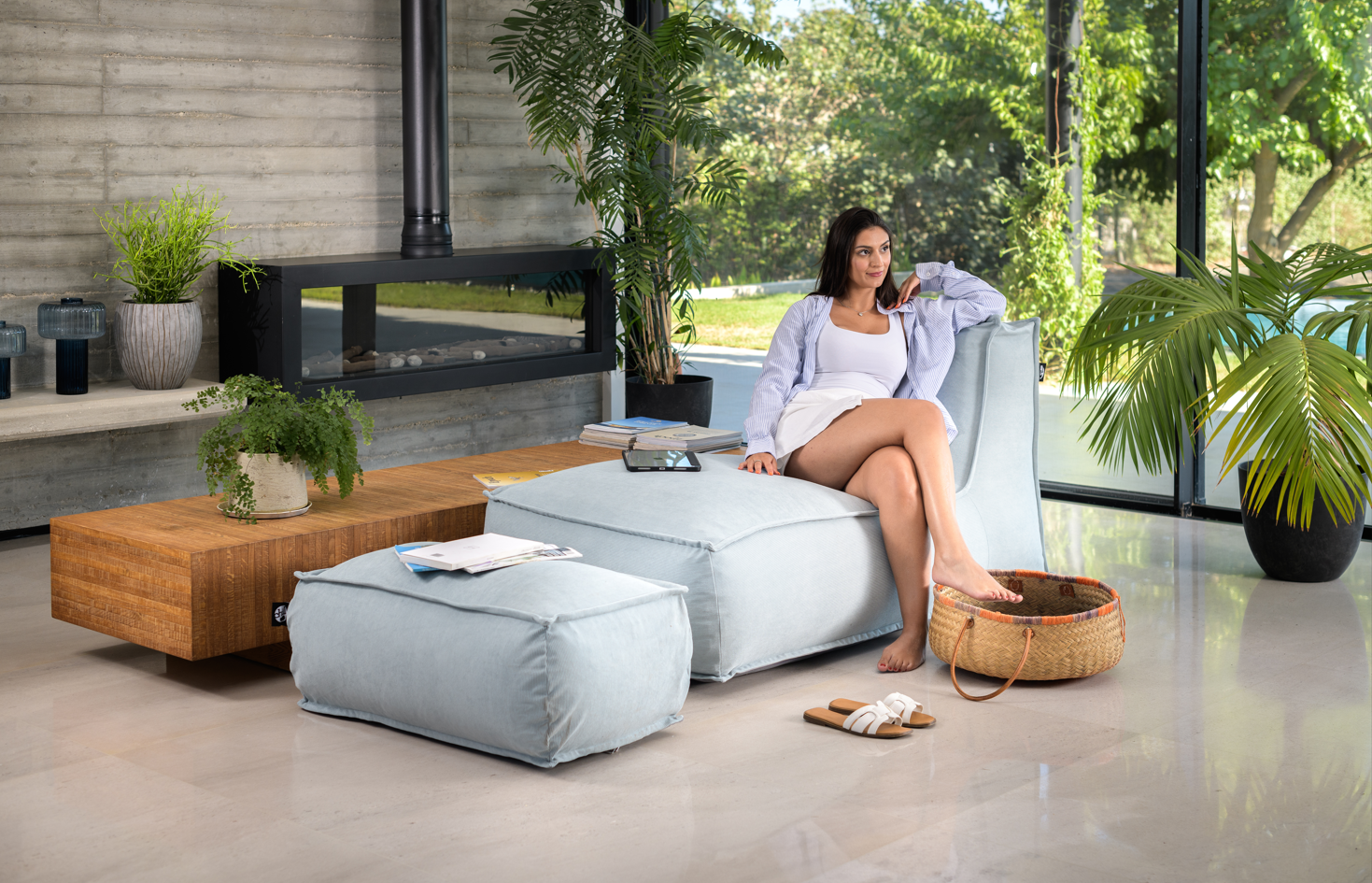 פוף כורסא לסלון