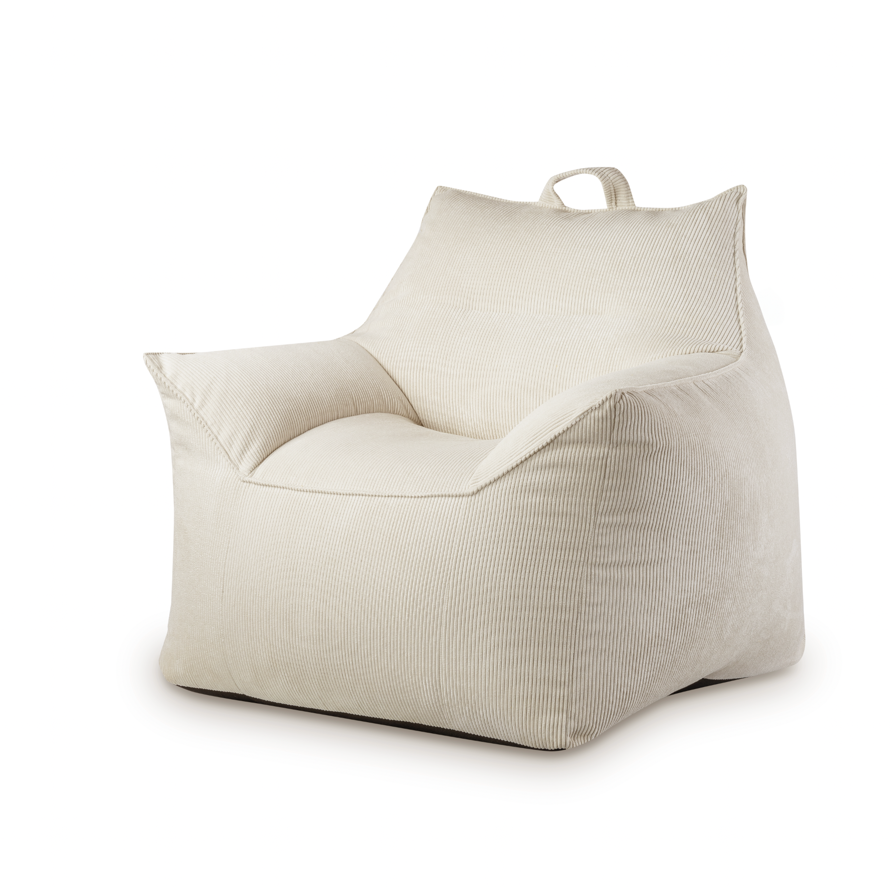 פוף כורסא לבן לילדים