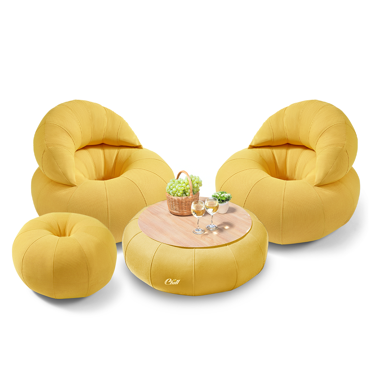 פופים צפים לבריכה ולגינה
