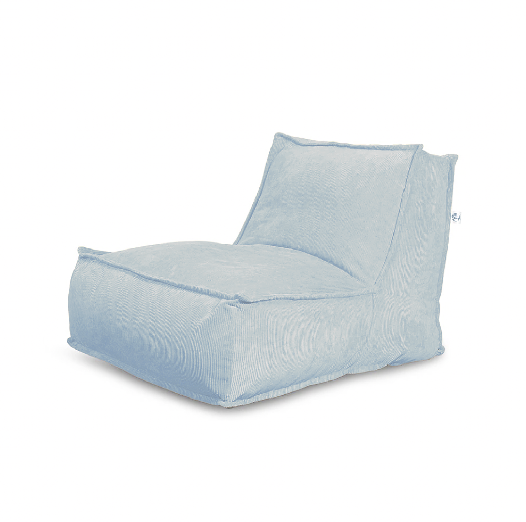 כורסת פוף לסלון מבד קורדרוי