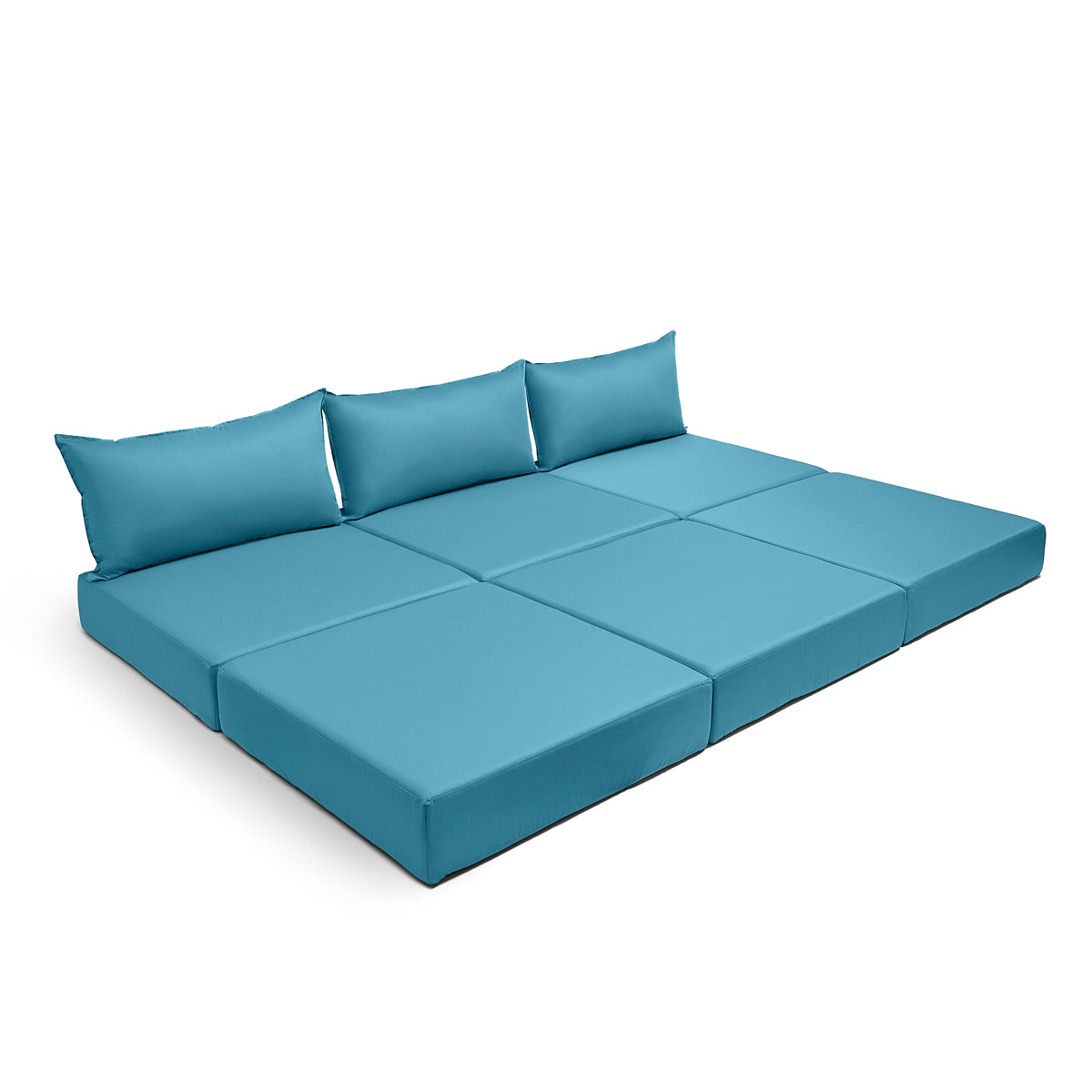 ספת צ'יל שלישייה נפתחת למיטה מבד ULY