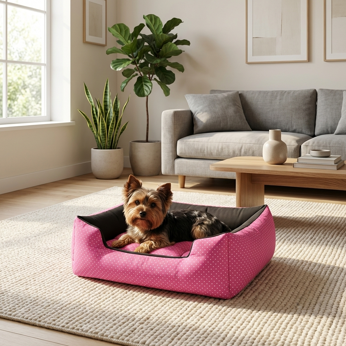 מיטה כותנה לכלבים וחתולים