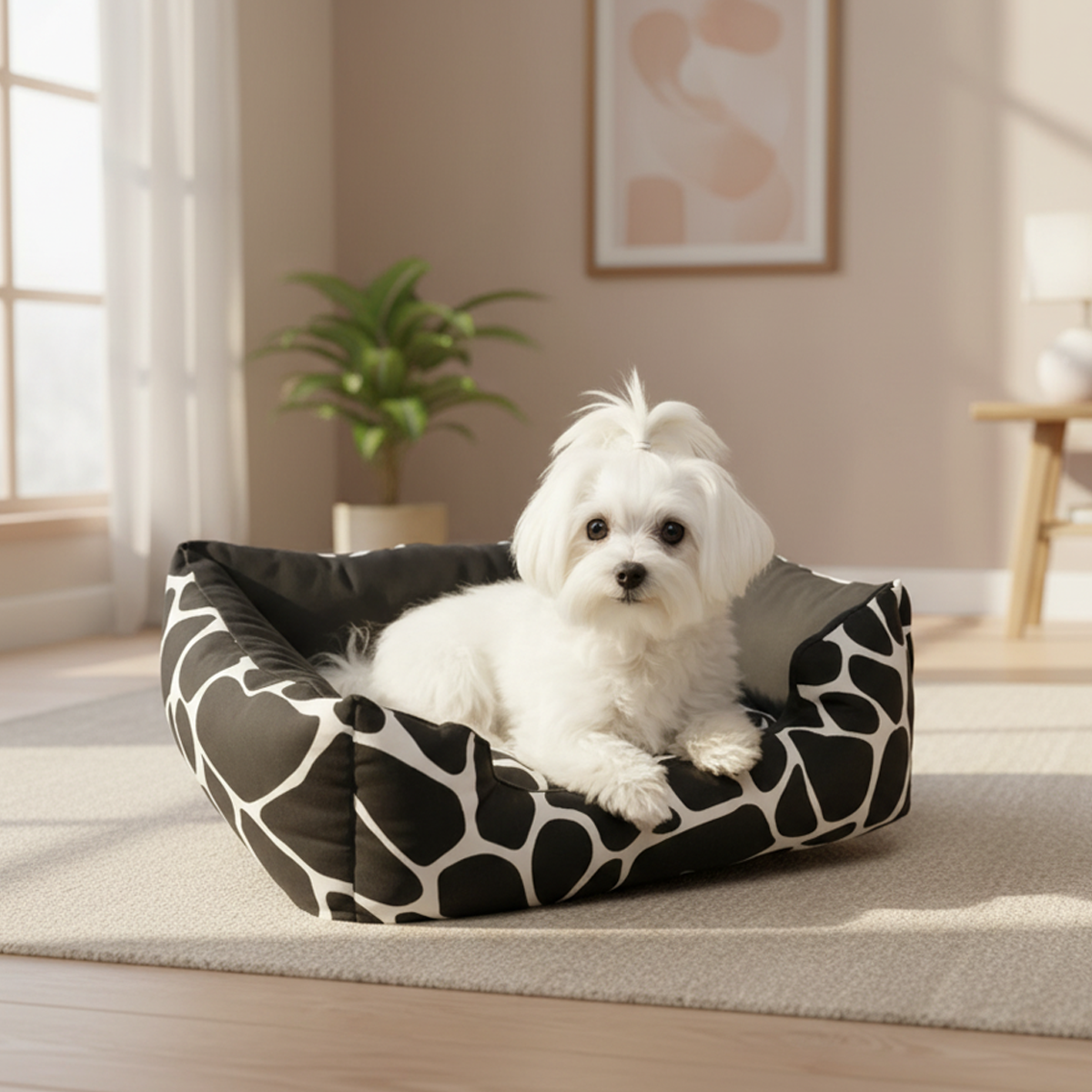 מיטה כותנה לכלבים וחתולים