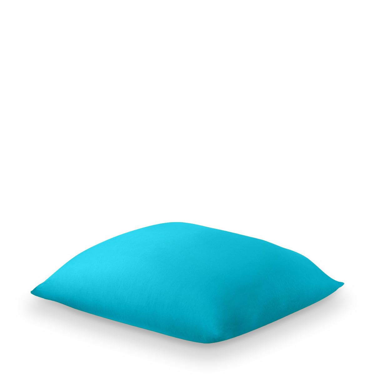 פוף מרובע בצבע טורקיז