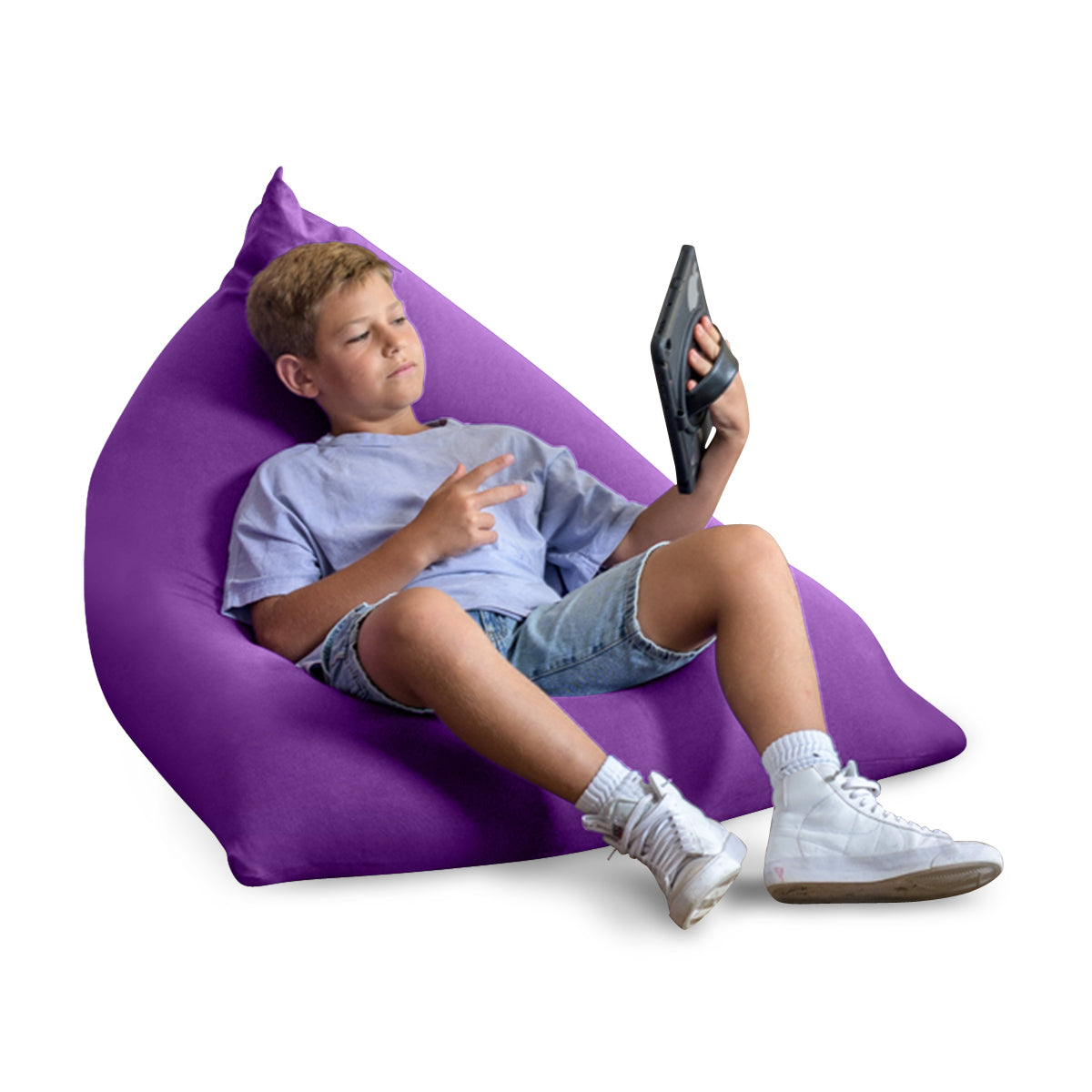 פוף שפיץ סגול לילד