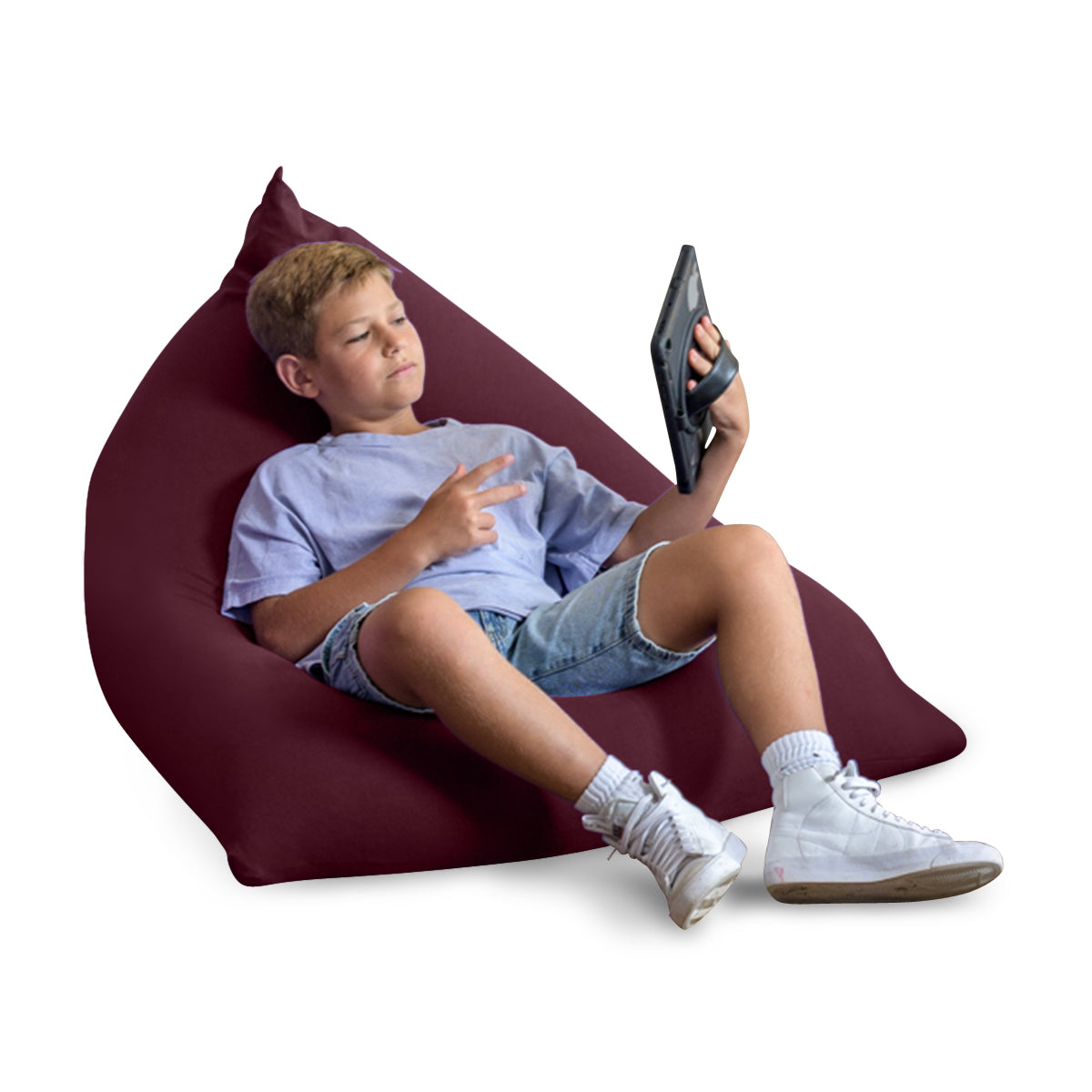 פוף שפיץ מבד נמתח