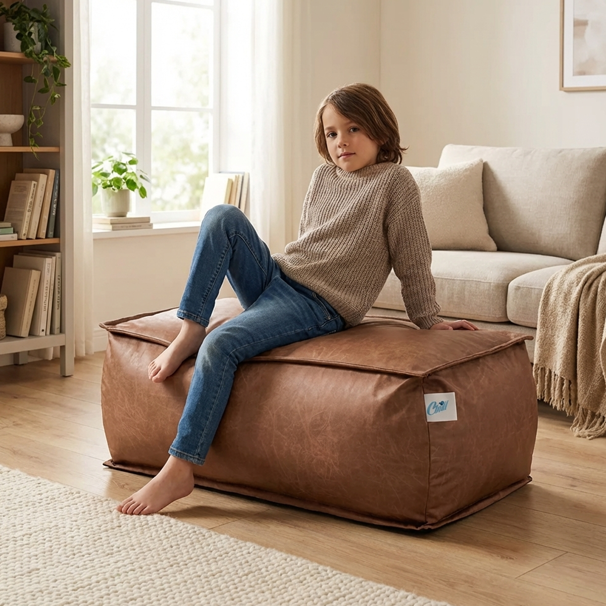 הדום זואי מבד דמוי עור