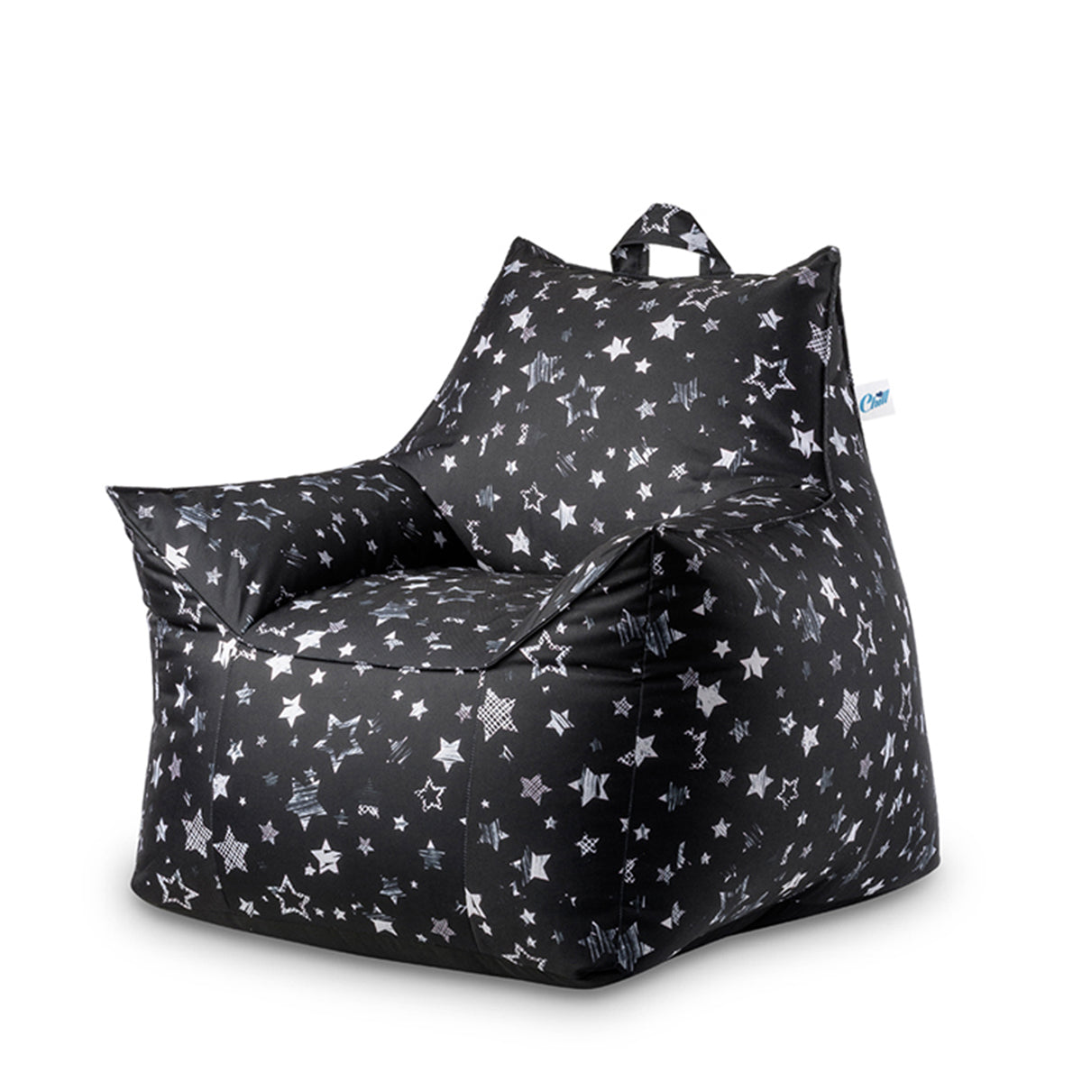 פוף כורסא עשוי בד עם הדפס