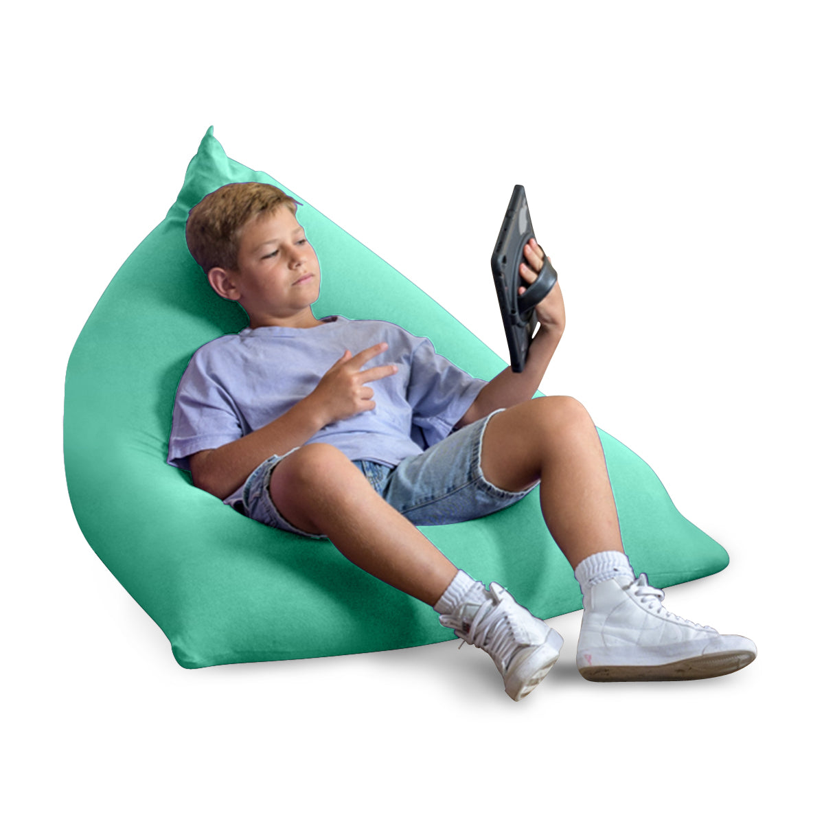 פוף שפיץ מבד ליקרה לילדים