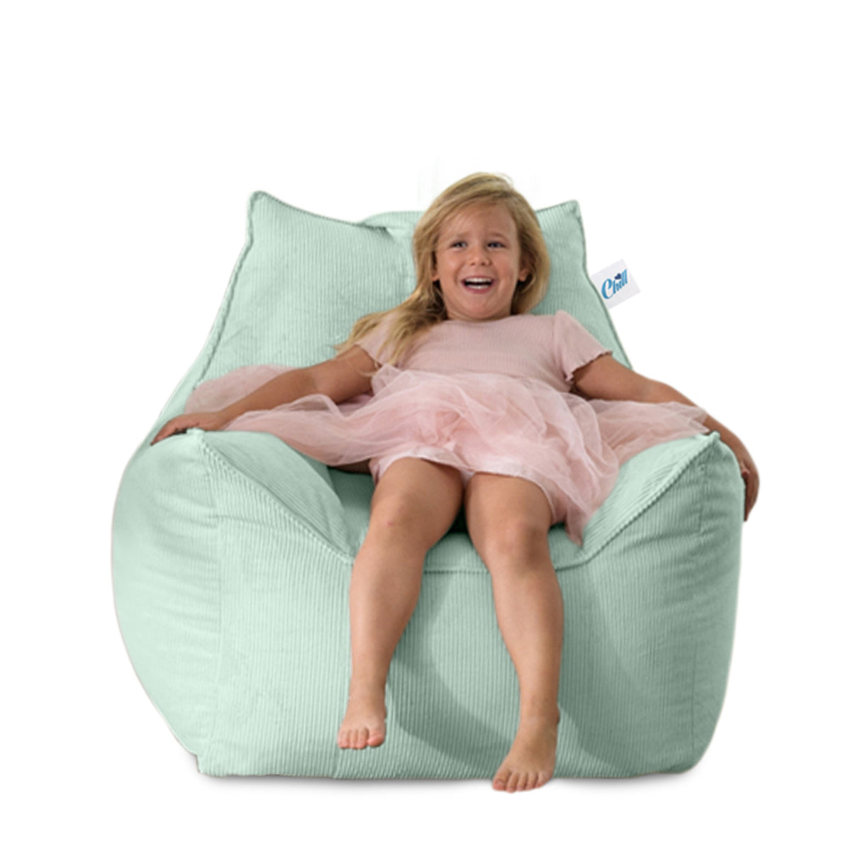 פוף כורסא לילדים מבד קורדרוי דגם ג'יימס