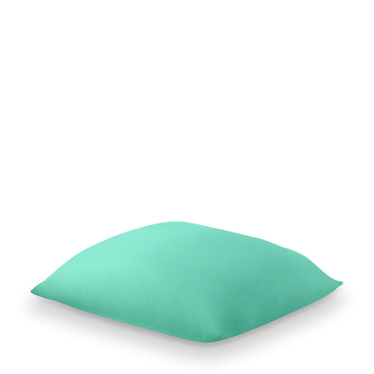 פוף מרובע גדול בצבע ירוק בקבוק