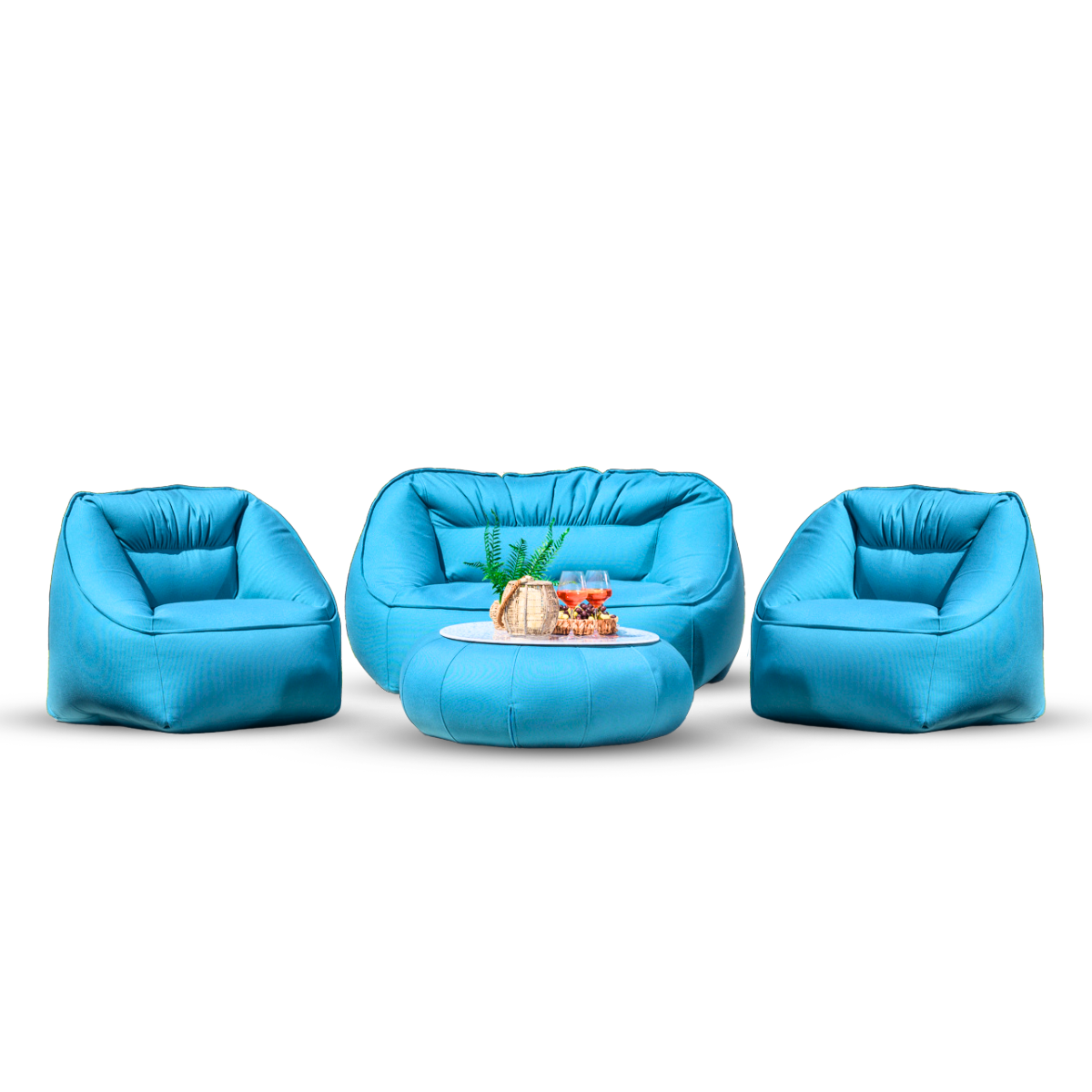 סט כורסאות ישיבה לגינה