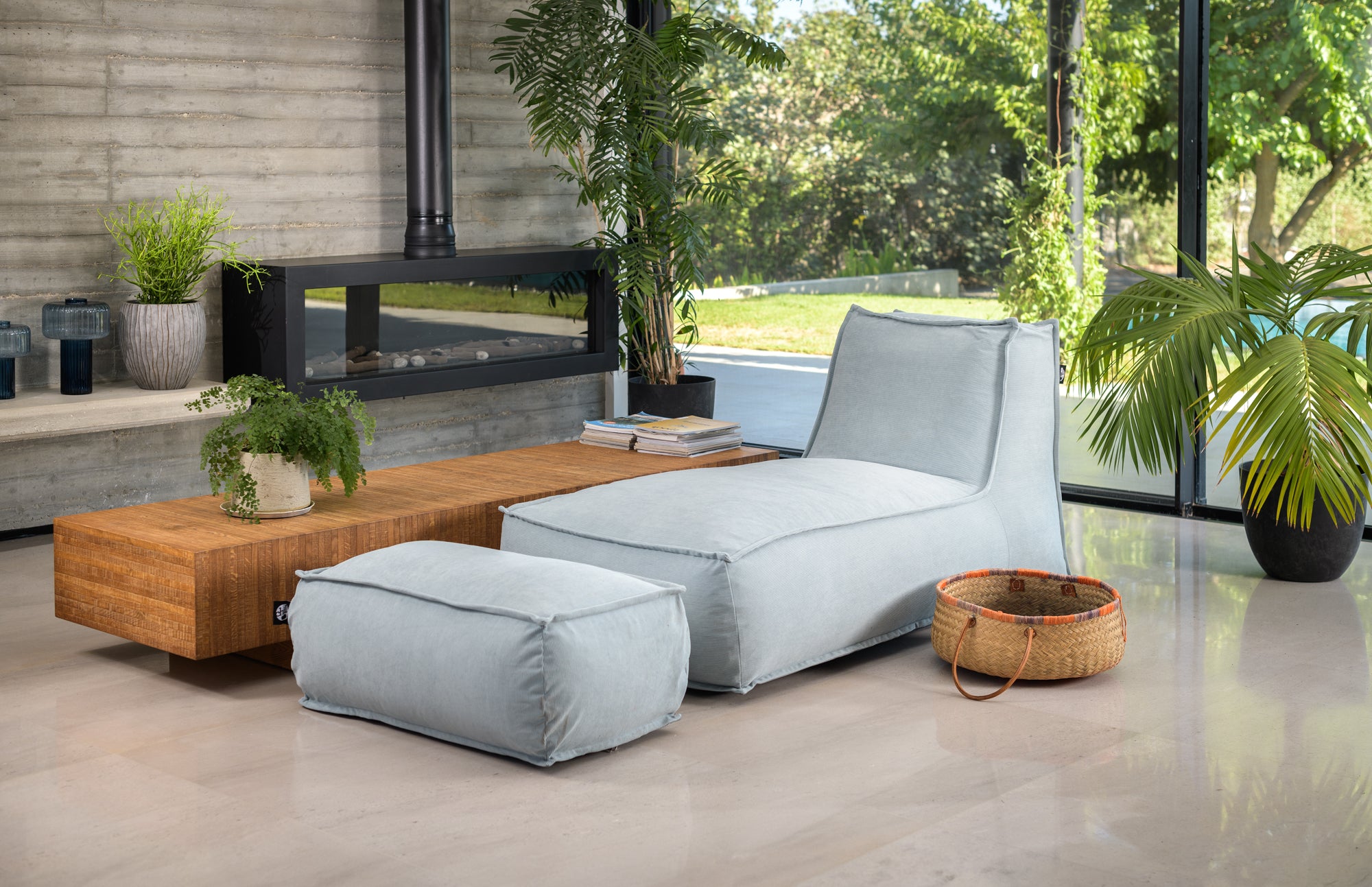 פוף כורסא שזלונג זואי קטיפה