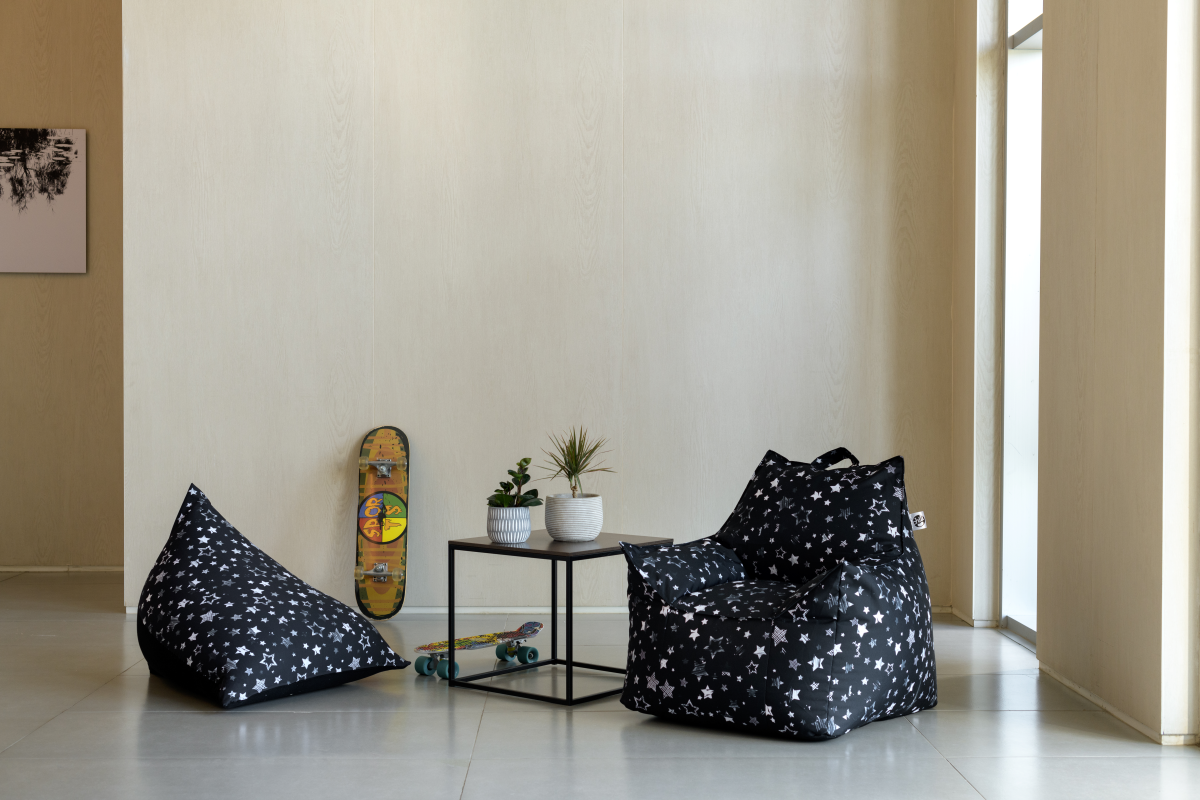 פוף כורסא קטיפה לילדים דגם ג'יימס