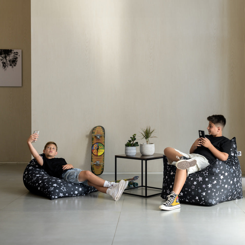 כורסת פוף קטיפה לסלון