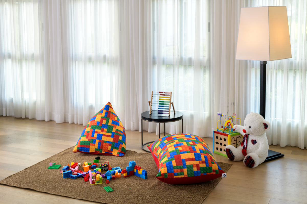 פוף שפיץ בעיצוב צבעוני