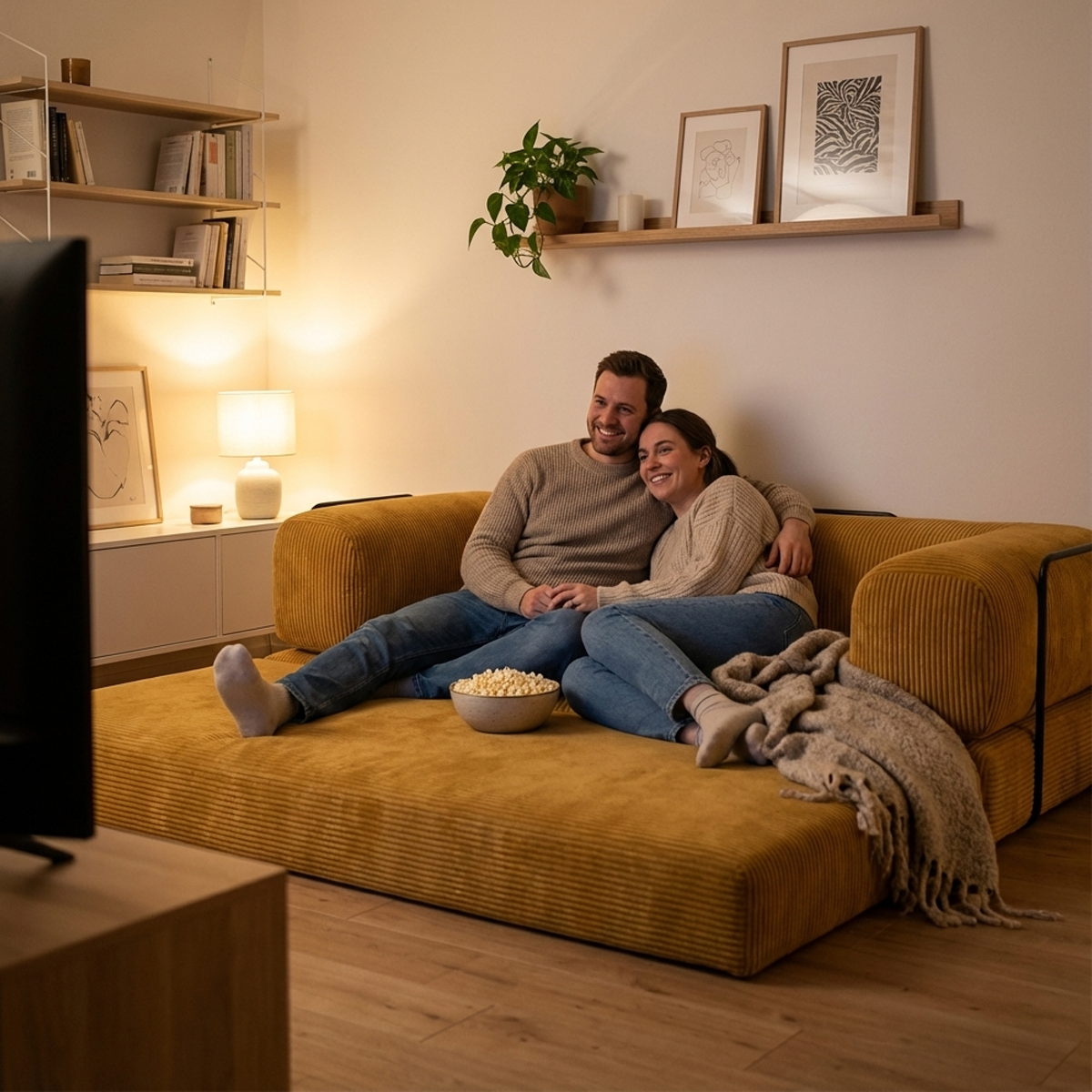 ספת צ'יל לאונג' קורדרוי מודגש