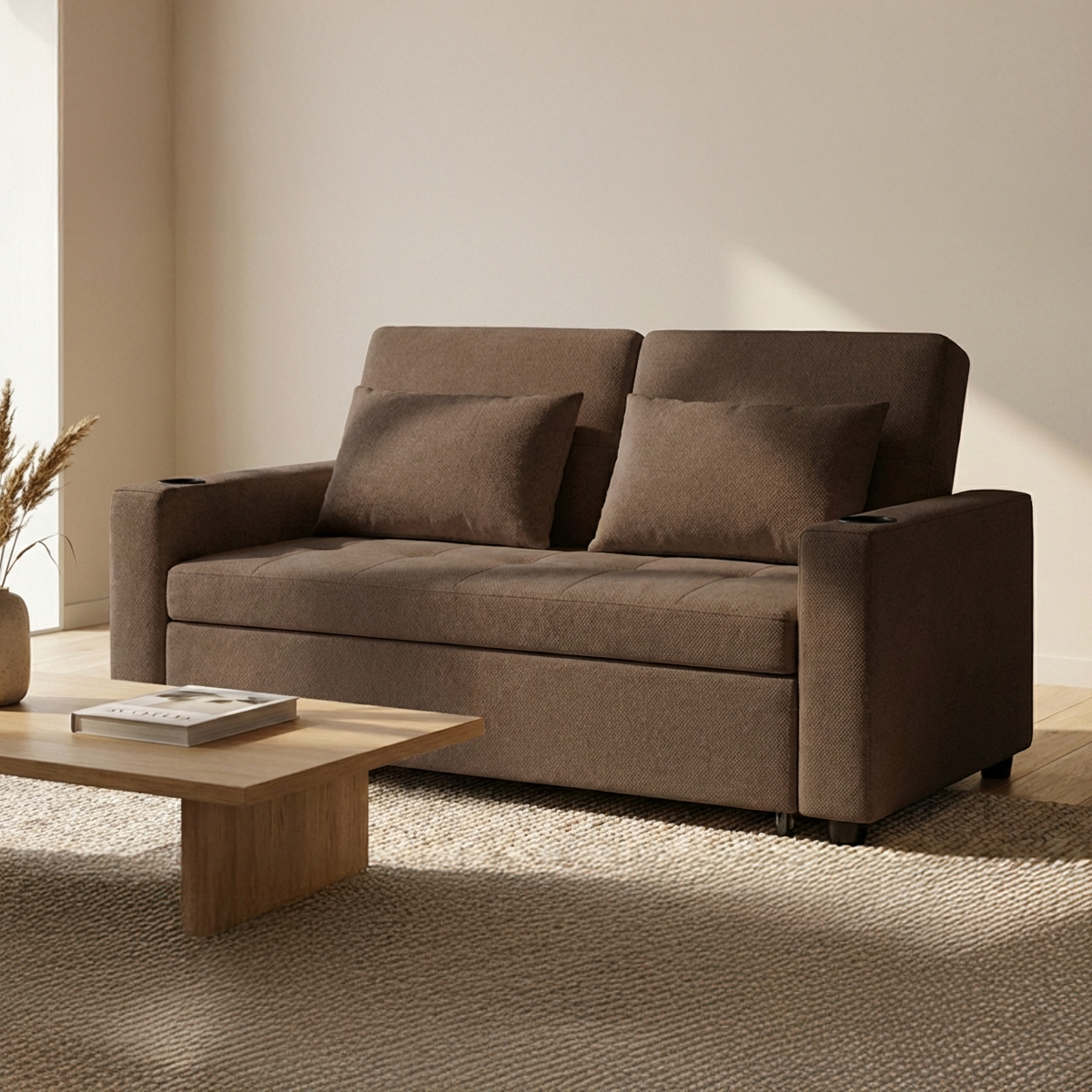 ספה נפתחת למיטה זוגית דגם נגה