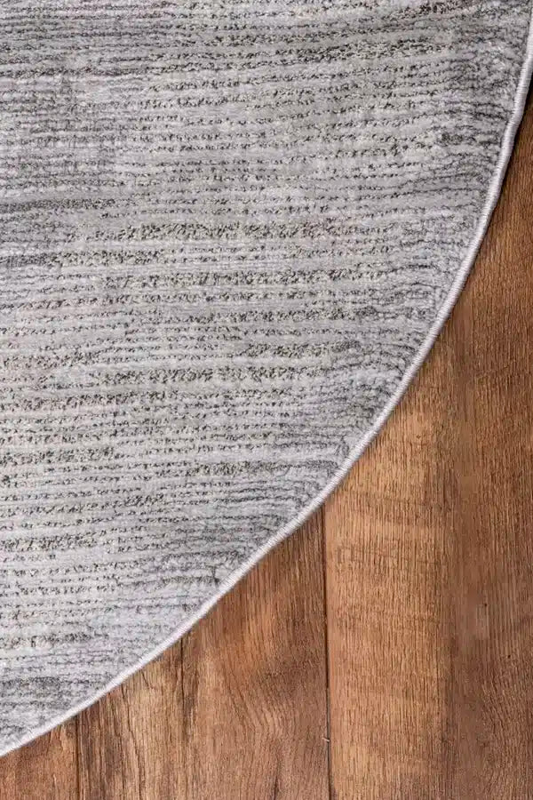 שטיח סילקי גריי עגול CMT10