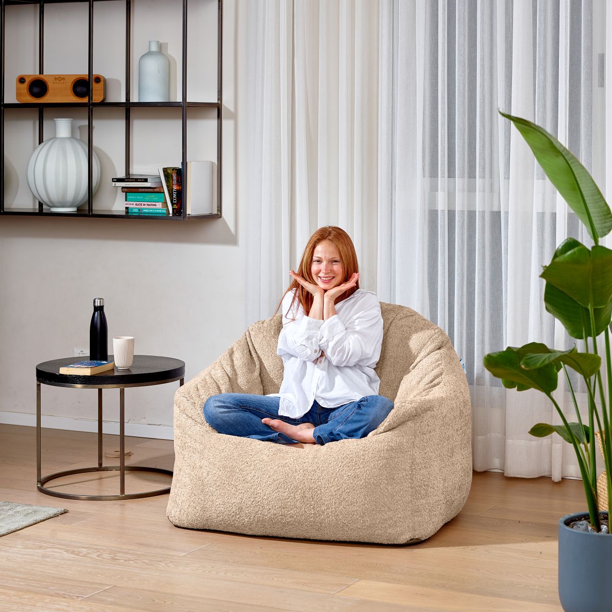 צ'יל קונכייה צבע שמנת