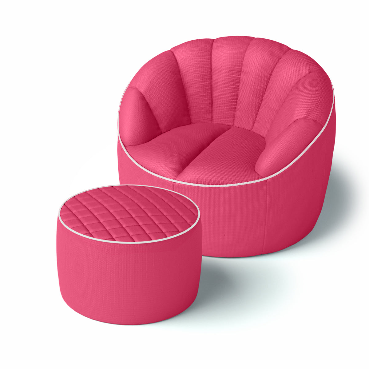 כורסת פוף עם הדום קל משקל