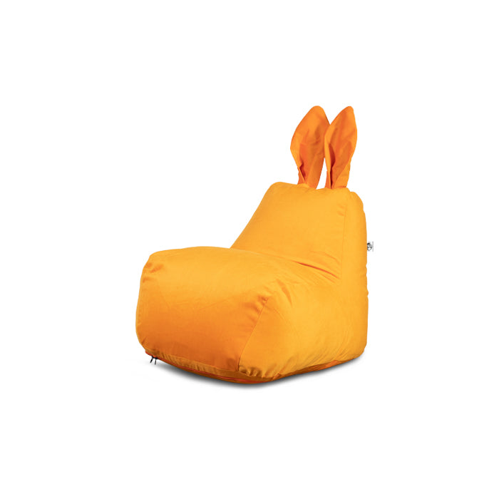 פוף ארנבון מבד קטיפה