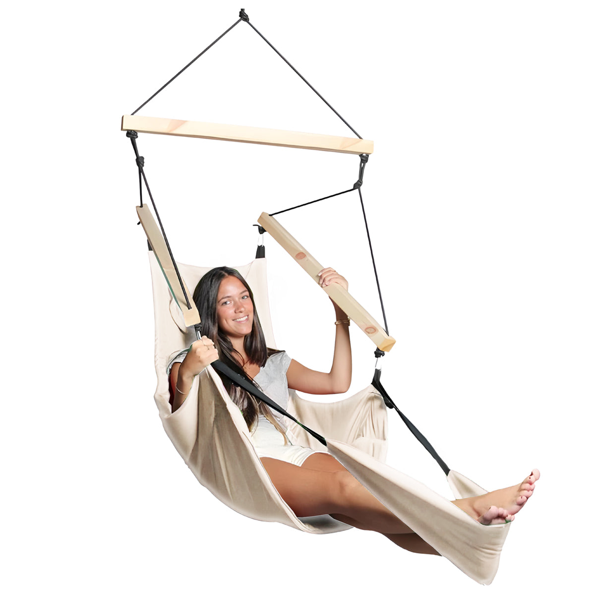 ערסל ישיבה תלוי מהתקרה לחצר