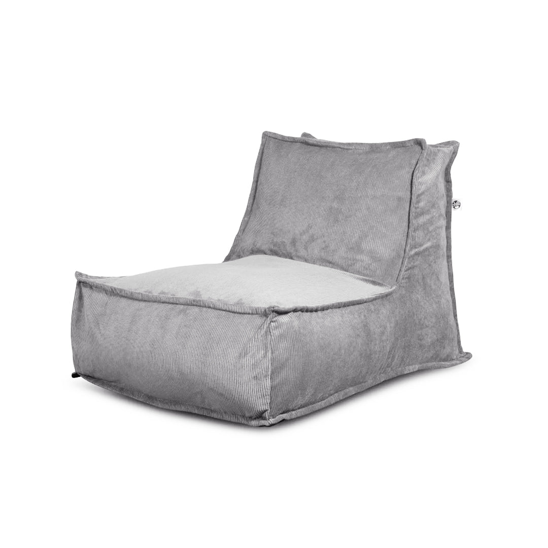 כורסת פוף ענקית בצבע אפור