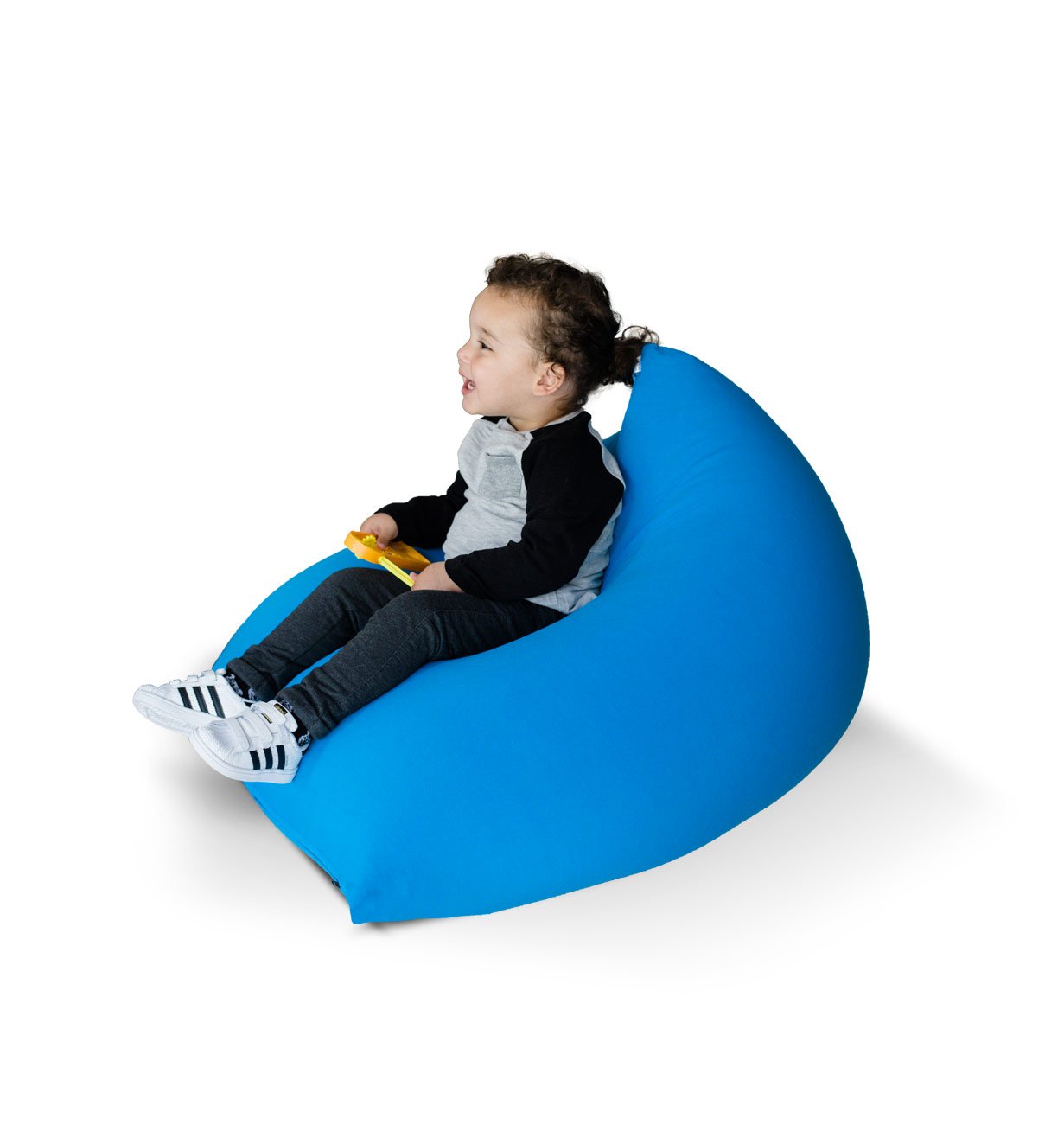 פוף שפיץ קטן לילדים צבע כחול