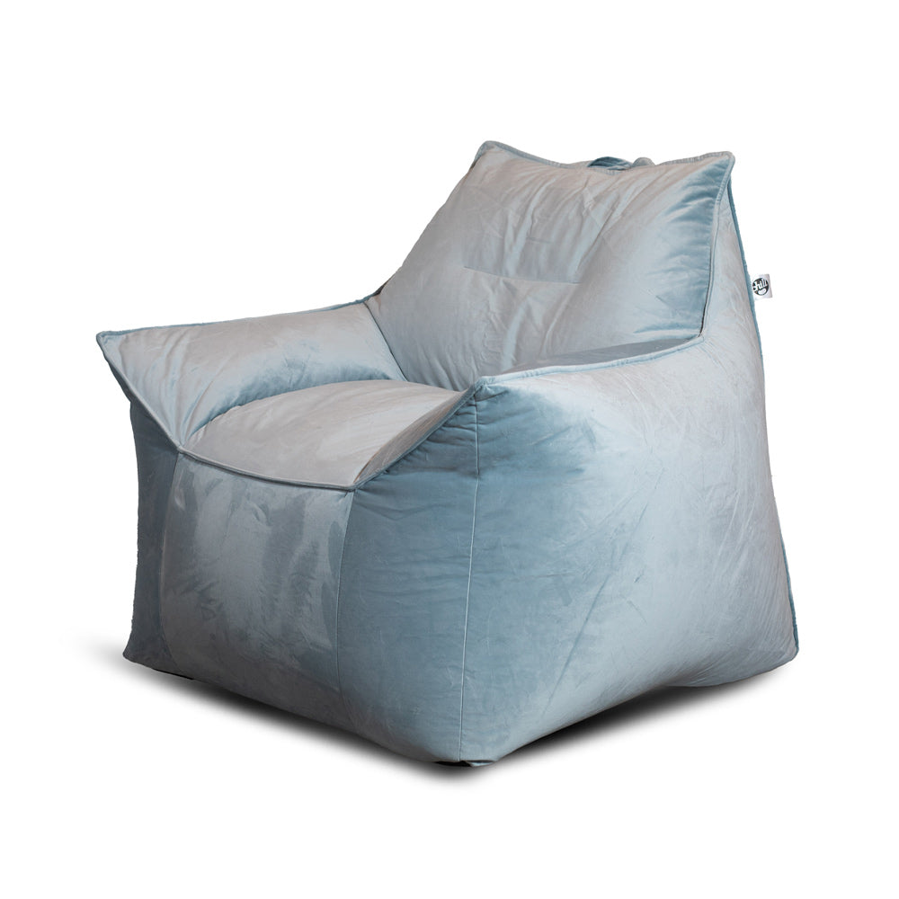 ספת פוף מבד קטיפה