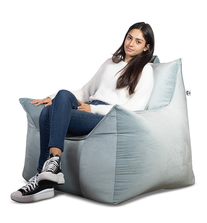 ספת פוף קטיפה ג'ים