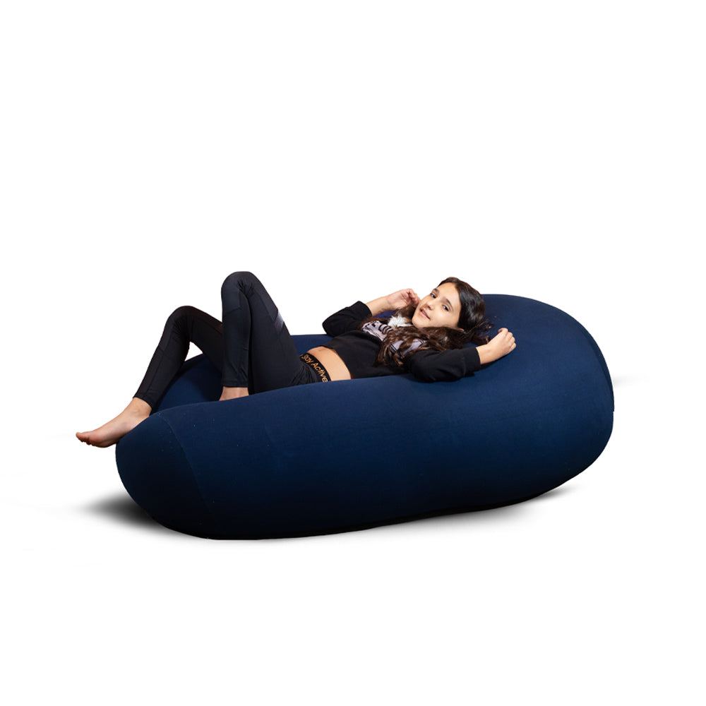 פוף קפסולה כחול