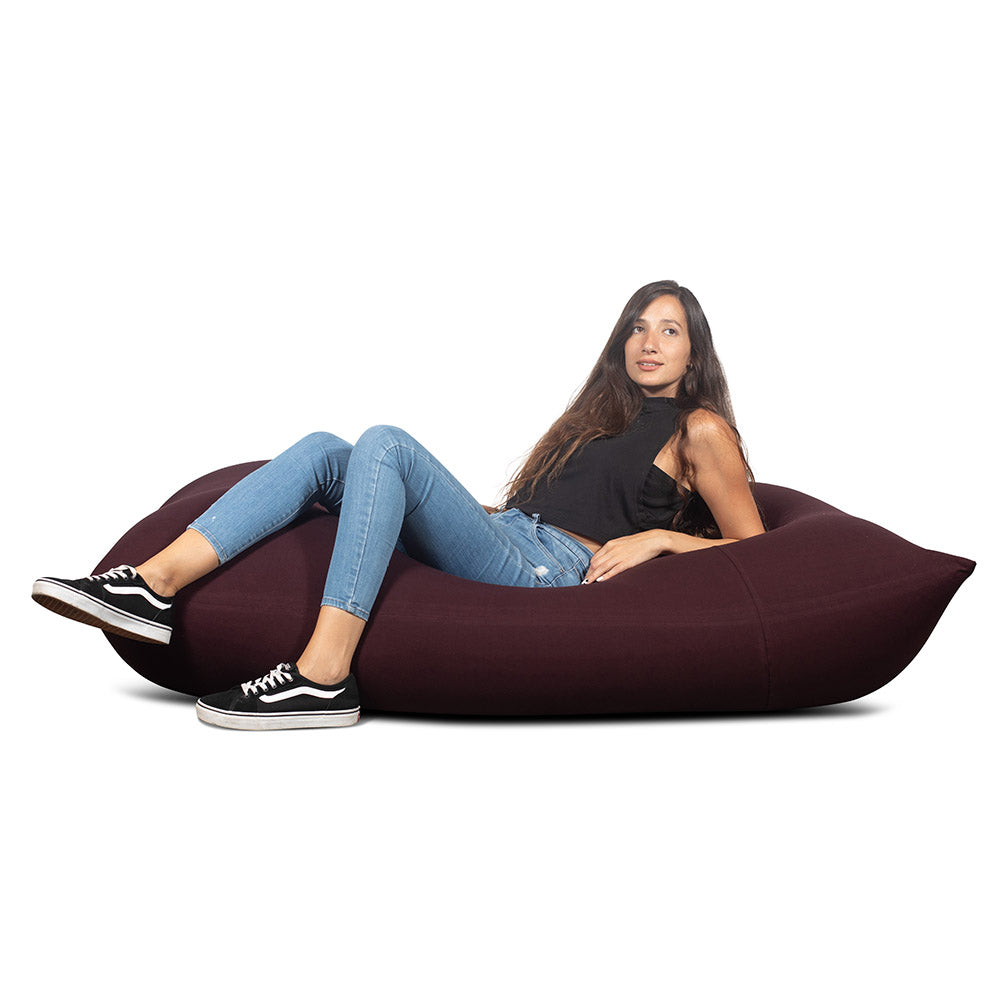 פוף גדול מלבן שחור