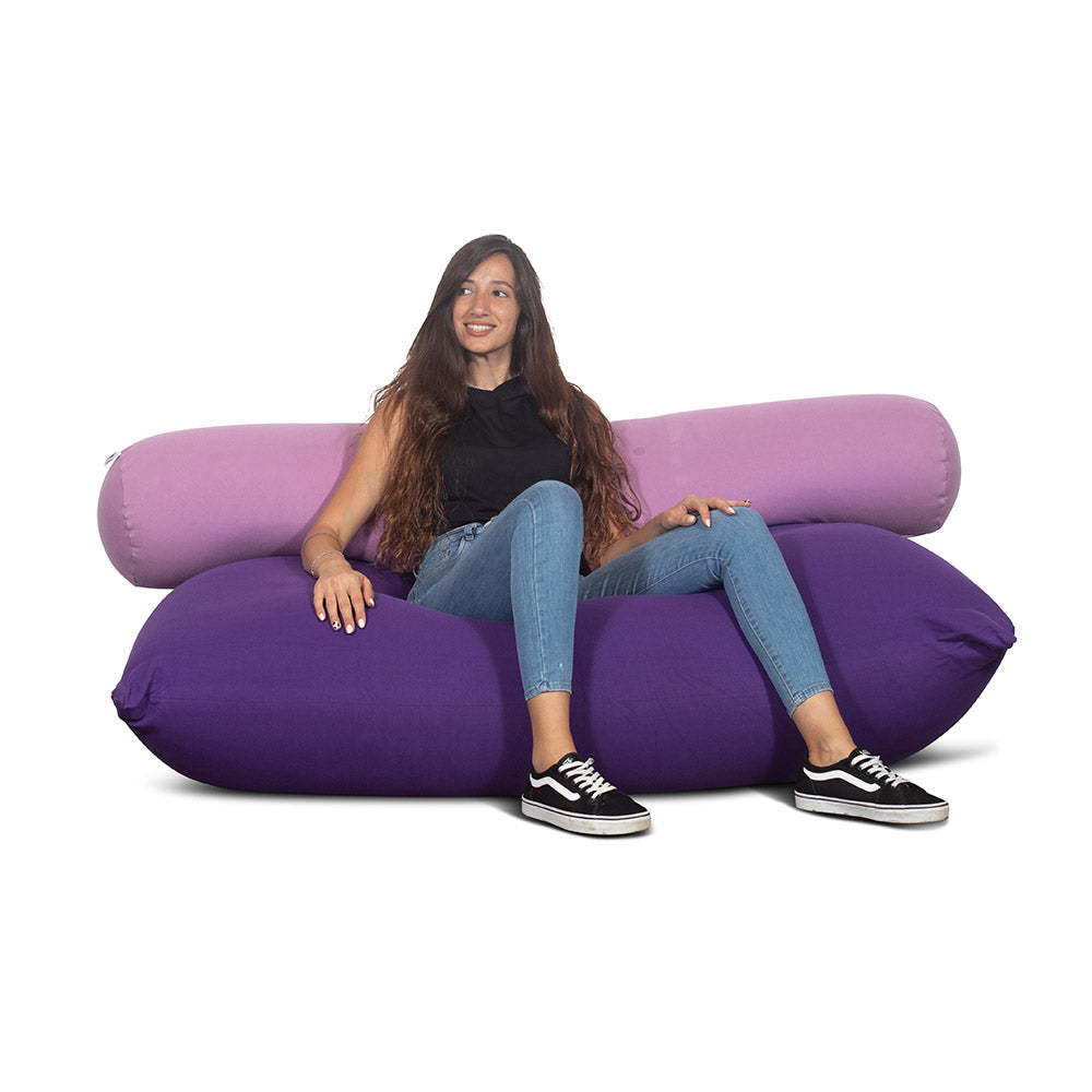 פוף גדול מבד כותנה