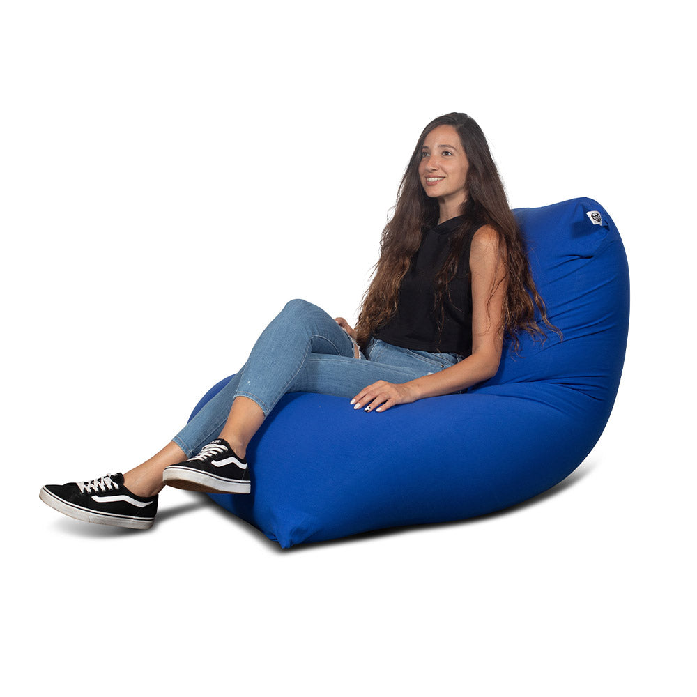 פוף גדול כחול