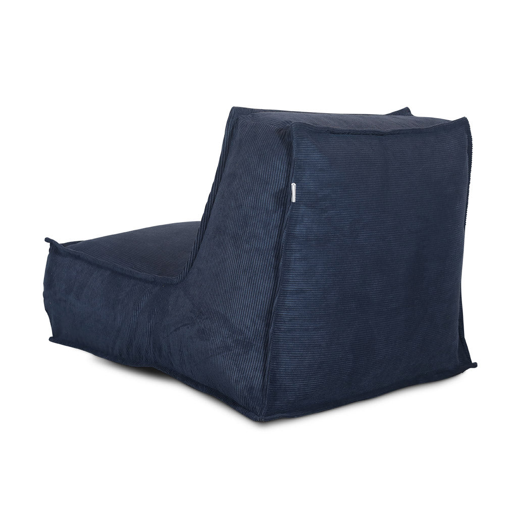 כורסת פוף מבד קורדרוי