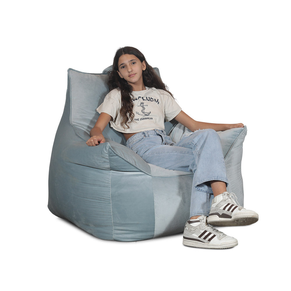 ספת פוף קטיפה