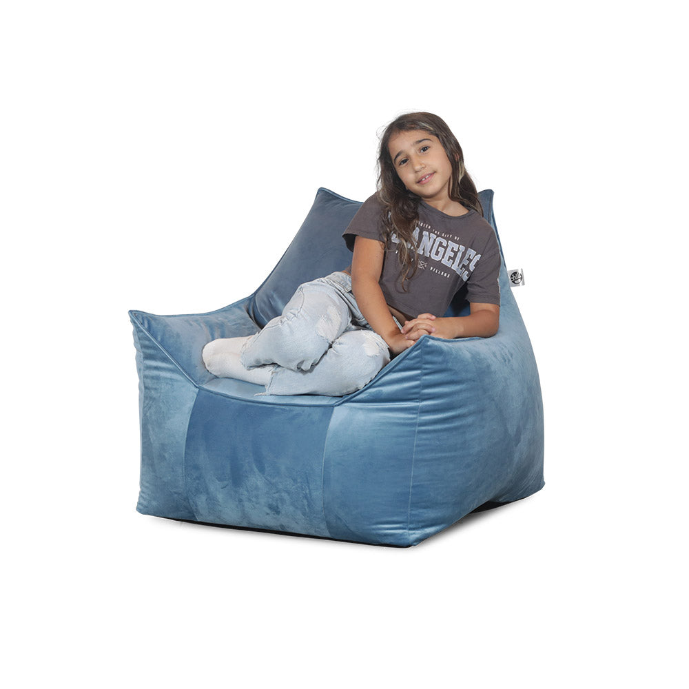 פוף כורסא קטיפה לילדים