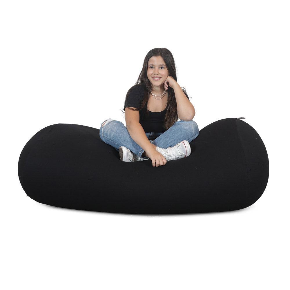 פוף קפסולה שחור