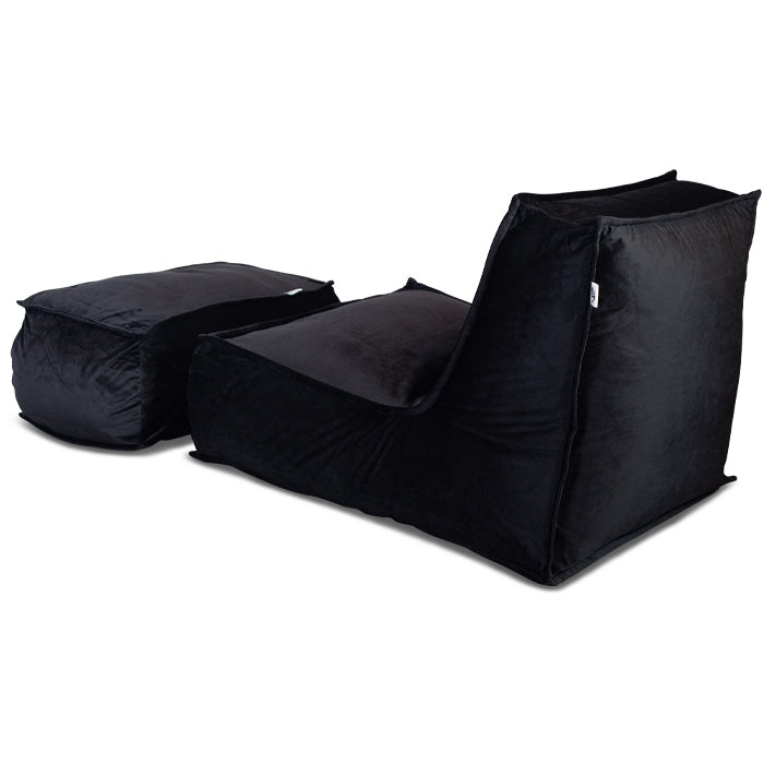 כורסת פוף קטיפה