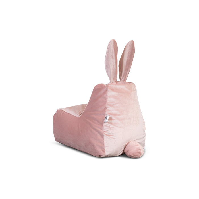 פוף ארנב מבד קטיפה