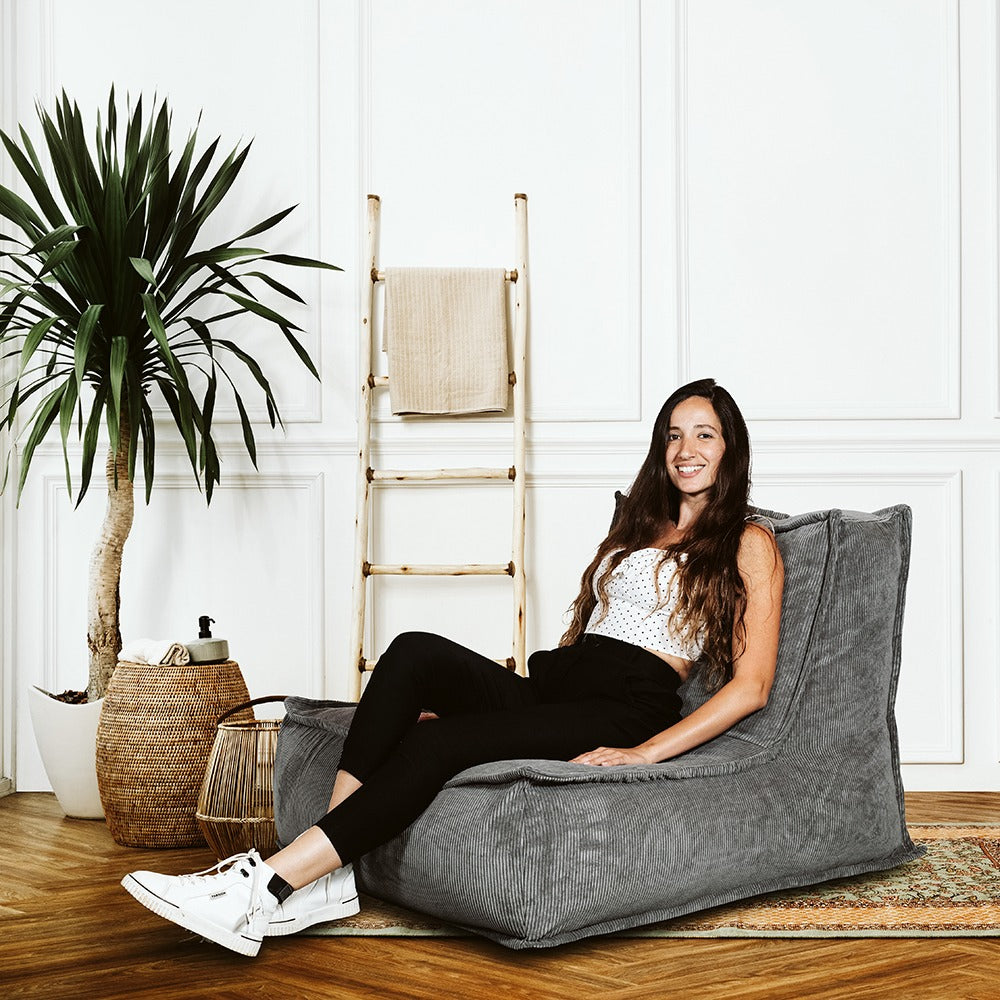 פוף כורסא מבד קורדרוי