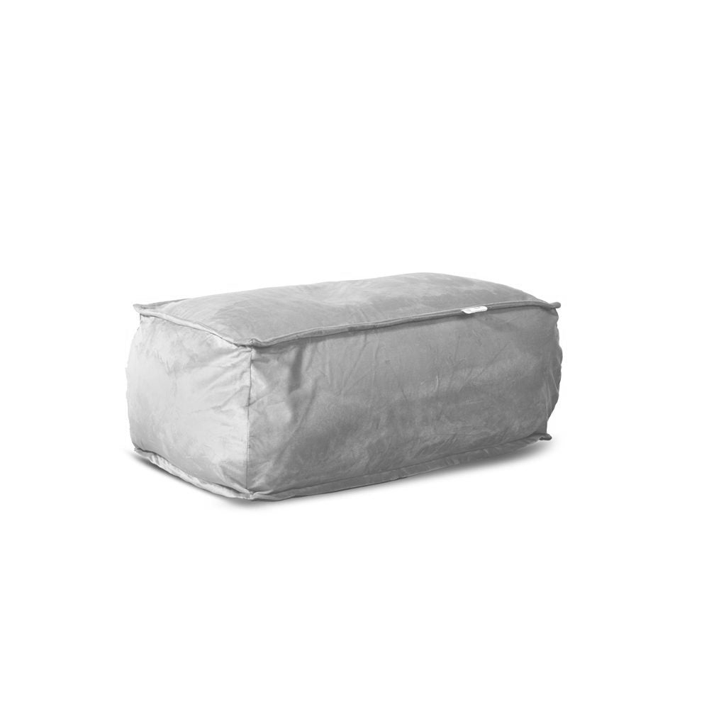 הדום מבד קטיפה אפור